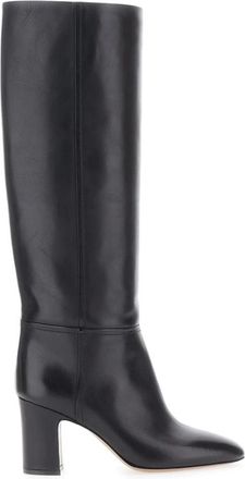 PARIS TEXAS Lavinia Boot 75 - Dames - Laarzen met Hak - Zwart - 36 EU - Leer - Schoenen