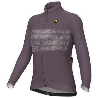 Al&eacute; PR.E Identity L/S Jersey Velotrikot f&uuml;r Damen | lila/grau
