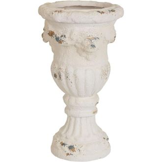 Wanderlust Deco Jarr&oacute;n De Magnesio Blanco 29x29x50