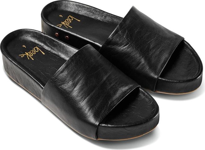 Pelican Slide Sandal in Black at Nordstrom, Size 10