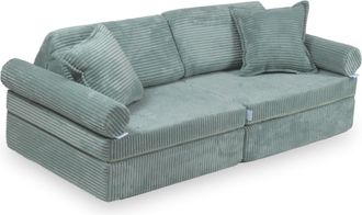OEM Sof&aacute; De Juegos Peque&ntilde;o Montessori Comfort De Pana Color Menta Claro