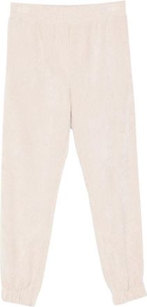 D.exterior Ribbed Fluweel Broek - Dames - Sweatpants - Beige - L - Broeken