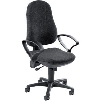 Topstar Silla Escritorio Giratoria Soporte Sincr&oacute;nico Antracita