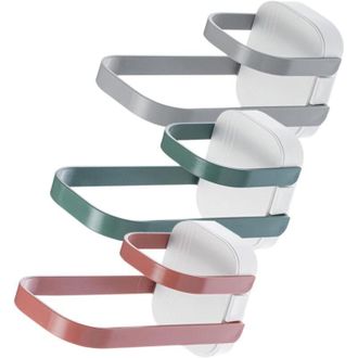OEM Perchero De Pared Sin Agujeros, Ideal Para Balc&oacute;n Y Lavadora, De Doble Capa, Plegable, Con Pinzas Y Perchas - Crezuo