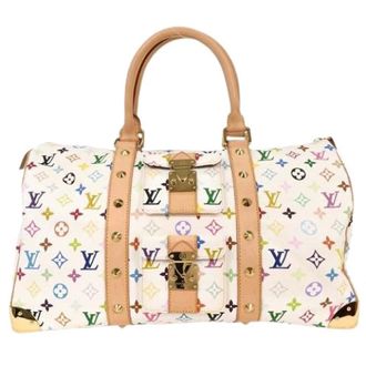 Louis Vuitton Pre-owned Canvas Handtas - Dames - Pre-owned - Wit - Maat: ONE Size