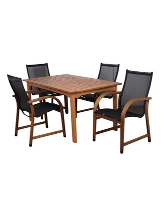 Amazonia Teak Bahamas 5Pc Dining Set