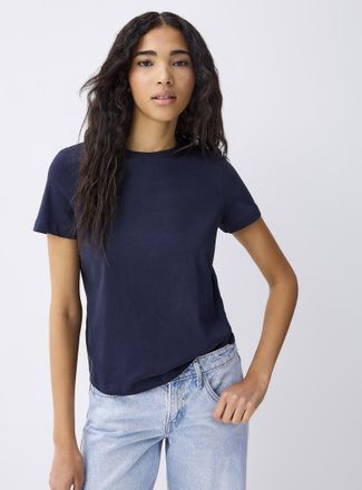 Twik Womens Short-sleeve crew-neck Tee Shirt Relaxed fit