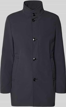 Strellson Regular Fit Kurzmantel mit Stehkragen Modell FYNN in Dunkelblau, Gr&ouml;&szlig;e 102