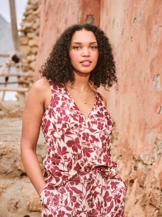Fat Face FatFace Cordelia Claret Camisole