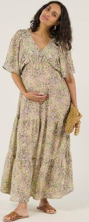 Cache Coeur Maternity and Nursing Maxi Bohemian Dress Juliette in Multicolor at Nordstrom, Size X-Large
