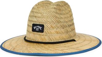 Billabong Tides Print Woven Straw Hat in Dark Denim at Nordstrom