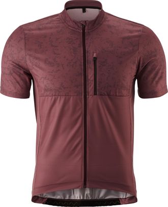 Gonso Radtrikot GONSO PRESEGNO, Herren, Gr. M, rot (rotbraun), 95% Polyester, 5% Elasthan, Rundhals, Trikots Radtrikot, Herren Radshirt kurzarm, atmungsakti