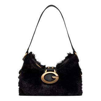 Guess Camden Mini Schoudertas - Dames - Tassen - Zwart - Maat: ONE Size