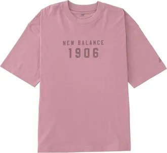 New Balance (WMNS) New Balance Iconic Collegiate Jersey Oversized Asia Sizing Pink WT41519-RSE