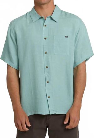Billabong Victoria Short Sleeve Shirt In Absinthe