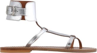 K.Jacques Caravelle Sandalen - Dames - Sandalen - Grijs - 41 EU - Leer - Schoenen