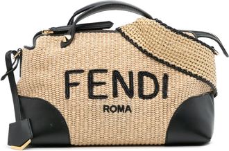 Fendi 2010-2025 Medium Raffia By The Way satchel - Brown