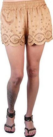 Minkpink Women Lackawanna Blues Faux Suede Shorts In Brown