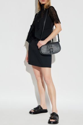Alexander McQueen Wool Skirt, Womens, Black