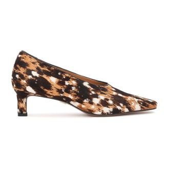 Kazar Kazar Pumps van leer met natuurlijke haarafwerking - Dames - Schoenen - Veelkleurig - Maat: 38 EU Leer