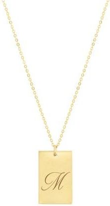 Set & Stones Stella Initial Pendant Necklace in Gold/m at Nordstrom
