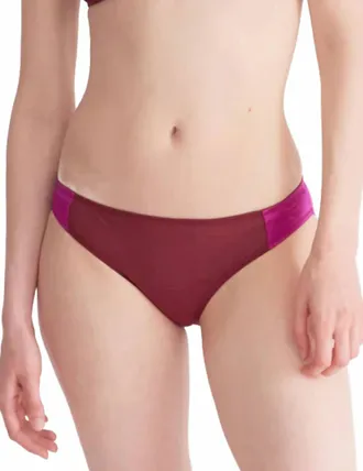 Araks Saffi Mid Rise Panty In Amaranth