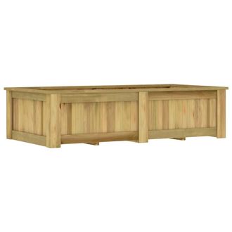 vidaXL Arriate De Madera De Pino Impregnada 196x100x50 Cm Vidaxl