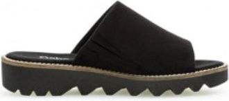 Gabor Comfort Sandalen voor Dames in effen kleur - Dames - Schoenen - Zwart - Maat: 41 EU
