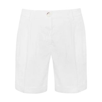 Re-hash Witte Bermuda Shorts voor Vrouwen - Dames - Bermuda - Wit - W26 - Katoen - Korte Broeken