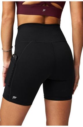 Fabletics On-The-Go PowerHold High-Waisted 6 Short in Black at Nordstrom, Size Xx-Large