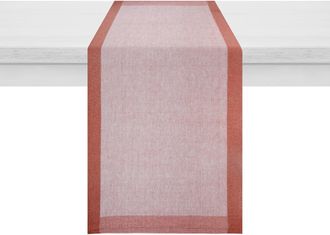 KASANOVA Runner 40x120 cm Chambray rosso bordato