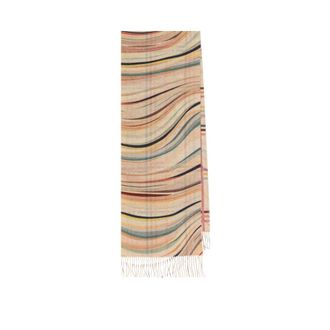 Paul Smith Winter Scarves, female, Multicolor, Size: ONE SIZE Sciarpa Swirl Misto Cachemire
