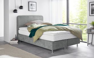 Westfalia Polsterbetten Boxspringbett inkl. Kaltschaum-Topper
