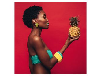 Schubiger M&ouml;bel Digitaldruck auf Acrylglas Sch&ouml;nheit mit Ananas