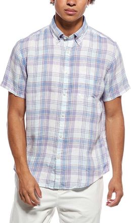 Brooks Brothers Plaid Linen Shirt