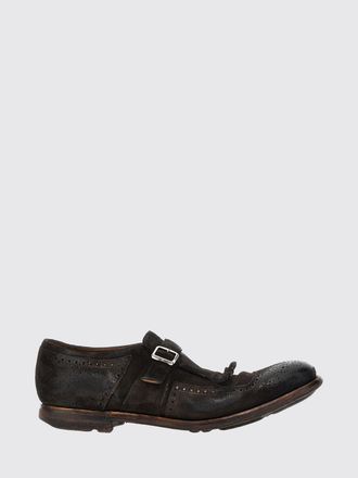 Churchs Monk strap Shangai in pelle scamosciata con effetto vintage