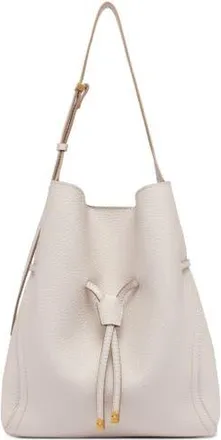Gianni Chiarini Sienna Large Leather Bucket Bag in Off-White at Nordstrom
