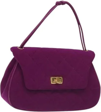 Chanel Pre-owned Cotone handbags - - Pre-owned - Donna - Viola - ONE SIZE