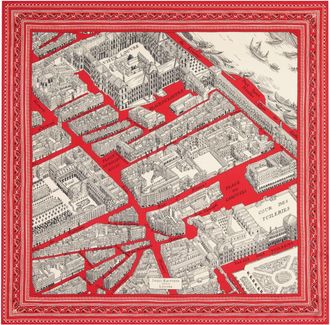 Inouï Editions Square 100X100 Cm Louvre Scarf