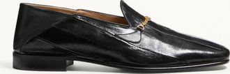 Valentino Garavani Mocassino Jiggie In Anguilla E Nappa Uomo NERO 42.5