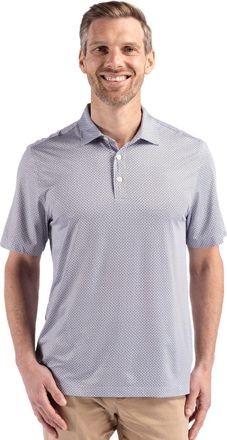 Cutter & Buck Pike Eco Diamond Dot Print Recycled Mens Polo