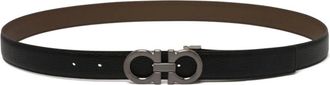 Ferragamo Accessoires, Heren, Zwart, 90 CM, Leer, Reversible Gancini Belt