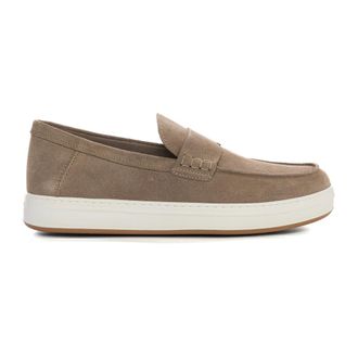 Hogan Loafers, male, Beige, Size: 9 1/2 US Loafer in suede