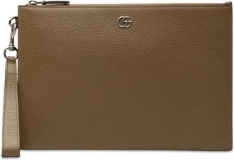 Gucci Pre-owned Gucci GG Marmont Calfskin Clutch Unisex 3P2P6F6W819RRX8C