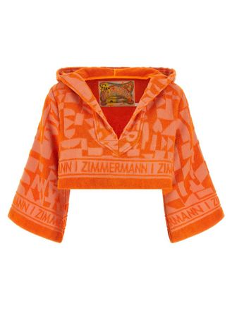 Zimmermann Orange Geometric Hood Top