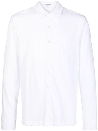 James Perse long-sleeve knit shirt - White