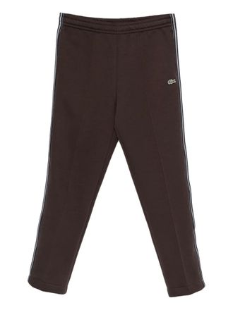 Lacoste side stripe trousers - Marrone