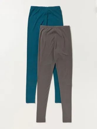Fat Face FatFace 2 Pack Meribel Grey/Teal Leggings