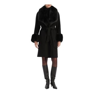 Marciano Dames, Mantels, Zwart, Maat: XL Wol
