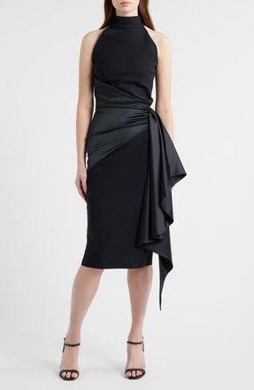 La Petite Robe Di Chiara Boni Gudairi Sleeveless Midi Dress in Black at Nordstrom, Size 12 Us